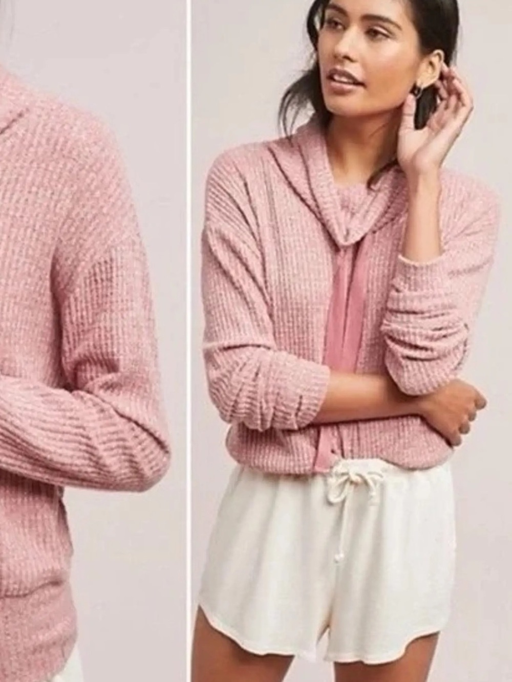Anthropologie Saturday Sunday Pink Whistler Sweater